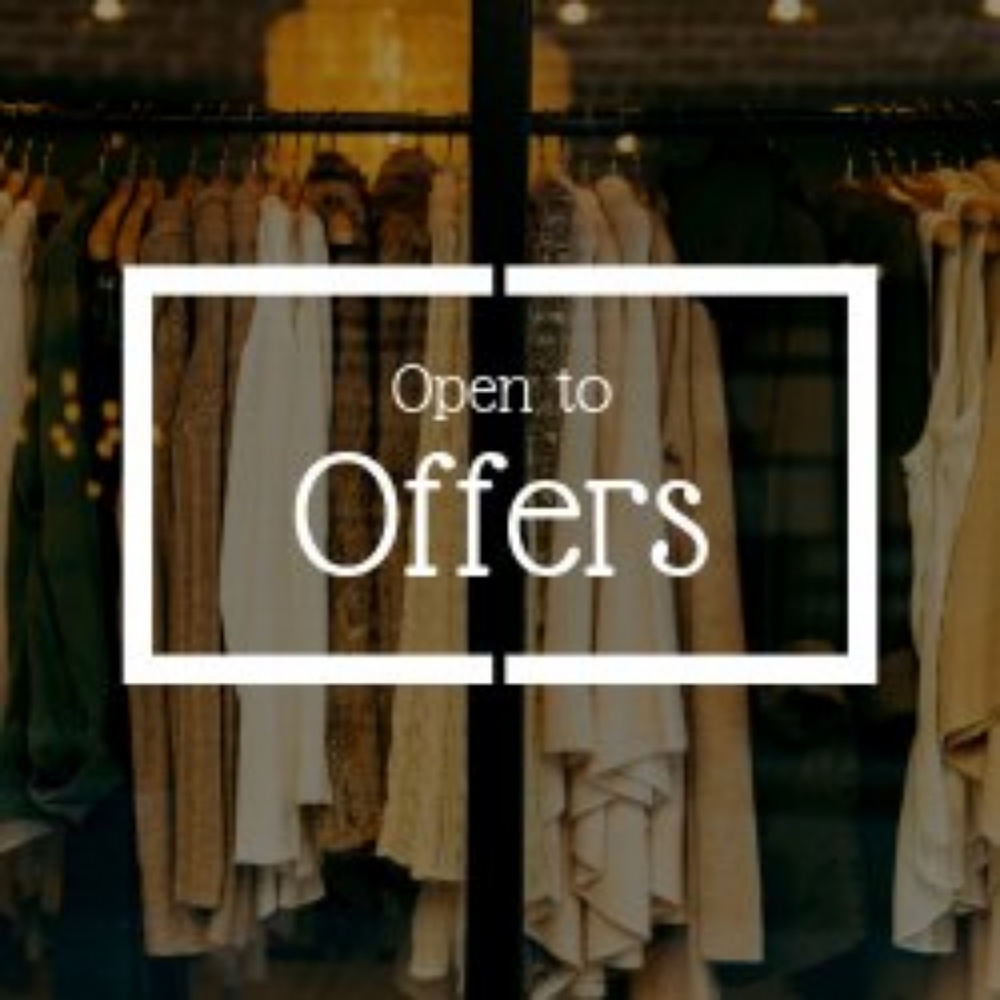 Open to Reasonable Offers